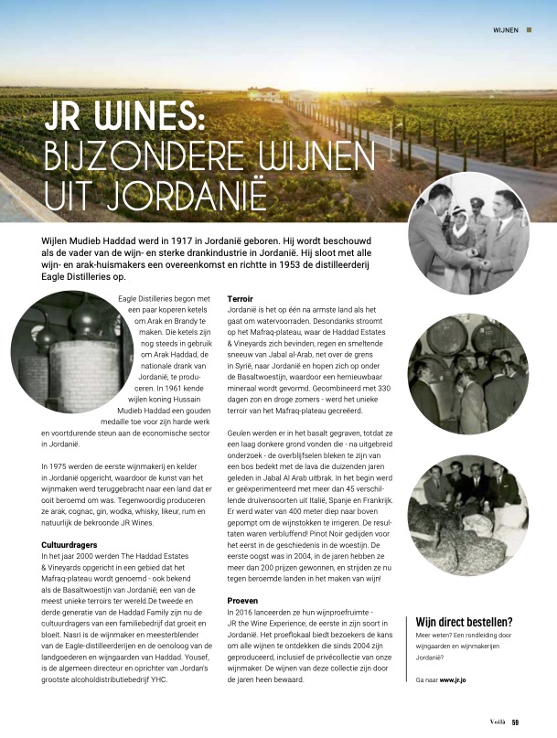 Voila Jordaanse wijnen